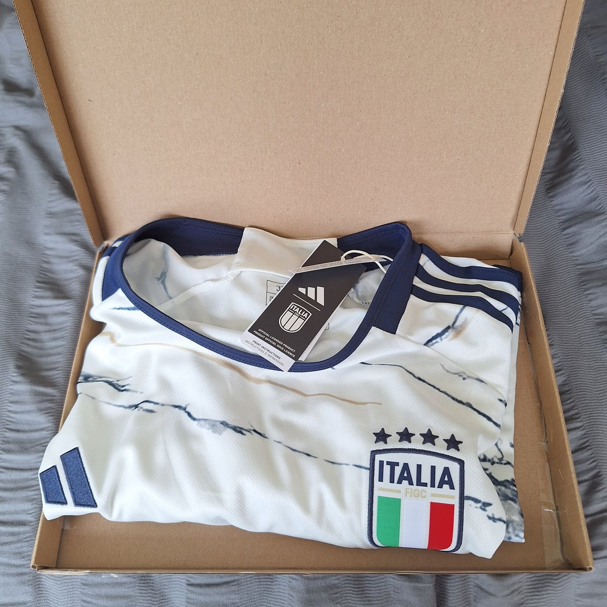 Received my football card prize from <a href="/KitCollectorco/">The Kit Collectors</a> this week. Stunning shirt, great to get Adidas too. Good idea to win back your entry as well. Looking forward to the next one!