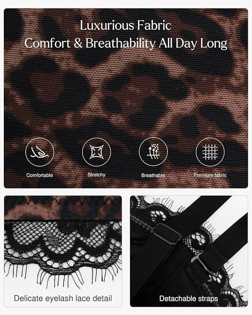 Form meets function in the fiercest way 🐆. Our shaping mesh hugs your body, steel bones sculpt your waist, and removable straps let you choose your vibe.