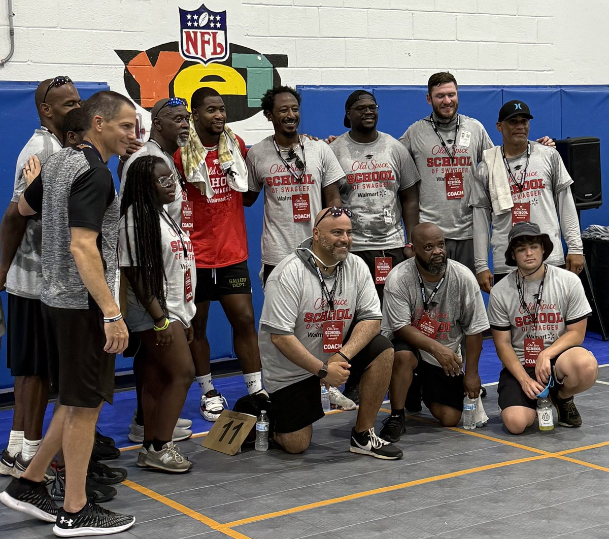 More than 2.1 million students drop out of high school each year. It was great to work with <a href="/Walmart/">Walmart</a> and <a href="/OldSpice/">Old Spice</a> to mentor and empower students in Florida to stay in the game 💪 Visit SchoolofSwagger.com to become a mentor today #SchoolofSwagger #OldSpicePartner
