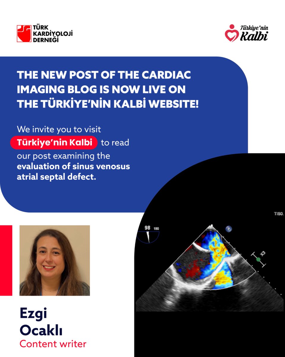 You can access our post published on the Cardiac Imaging Blog, examining the evaluation of sinus venosus atrial septal defect, on our Türkiye’nin Kalbi website with expert login.
turkiyeninkalbi.com/uzman/koleksiy…

#TürkKardiyolojiDerneği #TKD