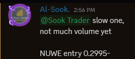 SookTraders's tweet image. $nuwe doing well so far