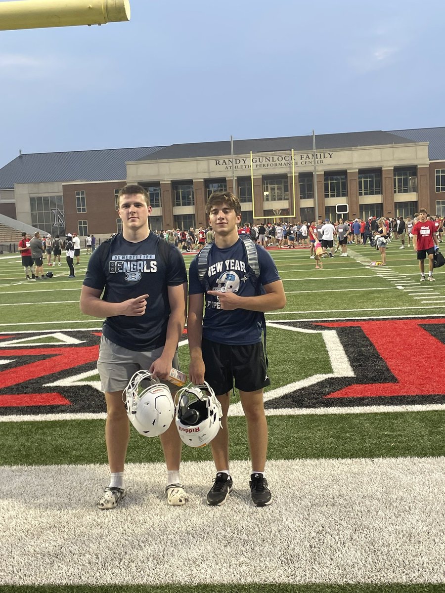Benedictine Bengals Football (@benebengalsfb) on Twitter photo <a href="/SeanKO36/">Sean O'Connell</a> and <a href="/luke_carlton2/">Luke Carlton</a> kicking off camp season at Miami Ohio academic mega camp! Go Bengals!
<a href="/CoachPrevesk/">Joe Prevesk</a>
<a href="/5KillerBs/">Brad Demmerle</a>
<a href="/TheRealBigSwill/">Matthew J. Wilson</a> <a href="/SeanKO36/">Sean O'Connell</a> and <a href="/luke_carlton2/">Luke Carlton</a> kicking off camp season at Miami Ohio academic mega camp! Go Bengals!
<a href="/CoachPrevesk/">Joe Prevesk</a>
<a href="/5KillerBs/">Brad Demmerle</a>
<a href="/TheRealBigSwill/">Matthew J. Wilson</a>