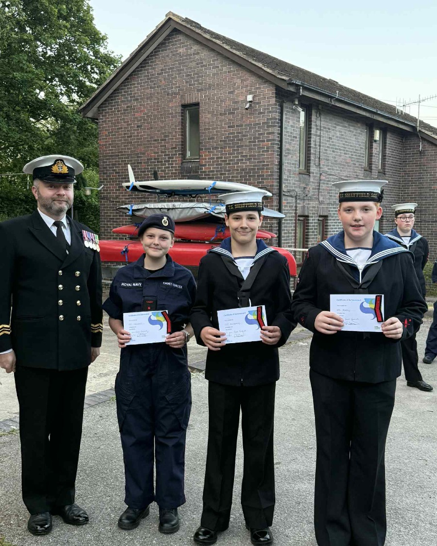 Sheffield Sea Cadets and Royal Marines Cadets tweet media