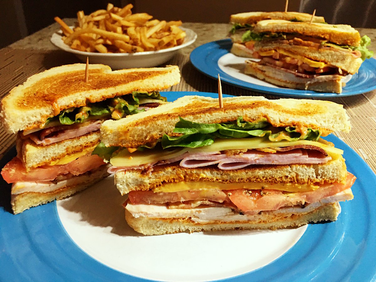 clubfoody (@clubfoody1) on Twitter photo Today is National #TurkeyLoversDay🦃
Club Sandwich with Chipotle Mayo 🥪💖
(check out my previous posts 👇 for turkey recipes + more on CF WEBSITE😉)
#YouTube 📽️: youtu.be/6296Jp0uycE
#RECIPE ➡️: clubfoody.com/cf-recipes/clu…
<a href="/EventGuideToday/">EventGuide Today</a> <a href="/DiningGuide2Day/">DiningGuide Today</a> #RecipeOfTheDay Today is National #TurkeyLoversDay🦃
Club Sandwich with Chipotle Mayo 🥪💖
(check out my previous posts 👇 for turkey recipes + more on CF WEBSITE😉)
#YouTube 📽️: youtu.be/6296Jp0uycE
#RECIPE ➡️: clubfoody.com/cf-recipes/clu…
<a href="/EventGuideToday/">EventGuide Today</a> <a href="/DiningGuide2Day/">DiningGuide Today</a> #RecipeOfTheDay