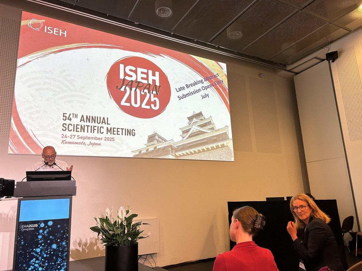 MilsomMick's tweet image. Joint @ISEHSociety @EHA_Hematology symposium highlighting outstanding basic/translational research on genetic and epigenetic programming during disease evolution in AML