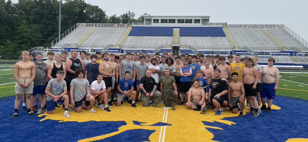 Thank you to SSGT Wilfong with the Marine Corps for coming out this morning and getting us right! Go Riders!