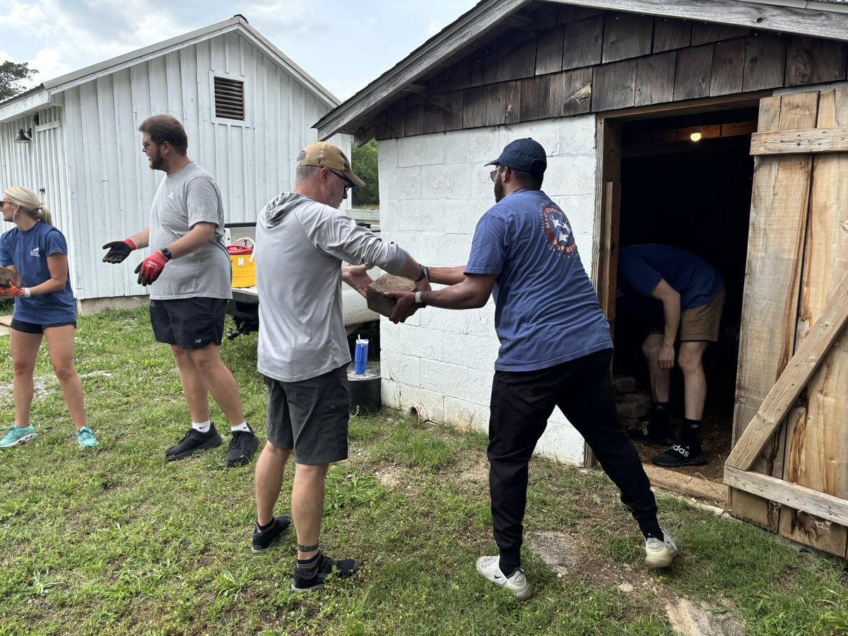 TNCOT's tweet image. Many of our COT Team members enjoyed volunteering yesterday afternoon at Cedars of Lebanon State Park! We love serving our communities together! #VolunteerState