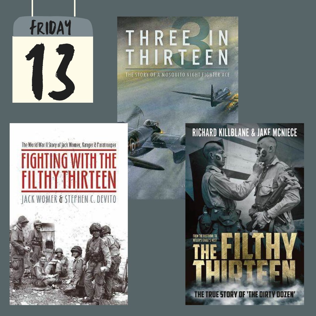 Happy Friday the 13th! 📷
In the world of military aviation history, the number 13 has had its share of significance.
Check out more books with number 13 here: tinyurl.com/3xwmyzkj
