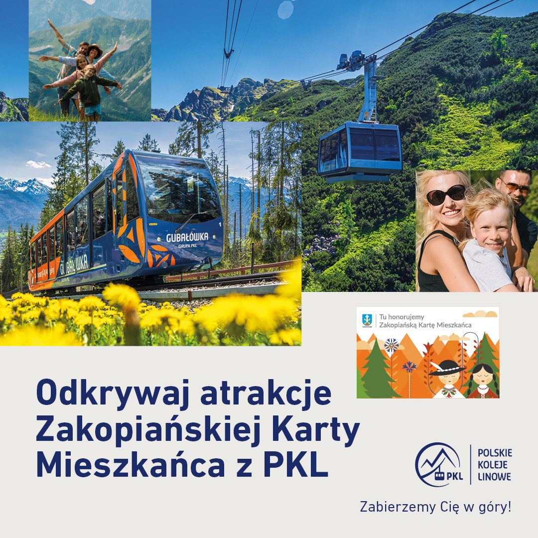 #KasprowyWierch i #Gubałówka w Zakopiańskiej Karcie Mieszkańca! Posiadacze aktywnej karty otrzymają atrakcyjne zniżek i dostęp do ciekawych ofert. Wśród nich m.in. sezonowy skipass Grupy PKL z aż 50% rabatem. Więcej: media.pkl.pl/408496-kasprow…