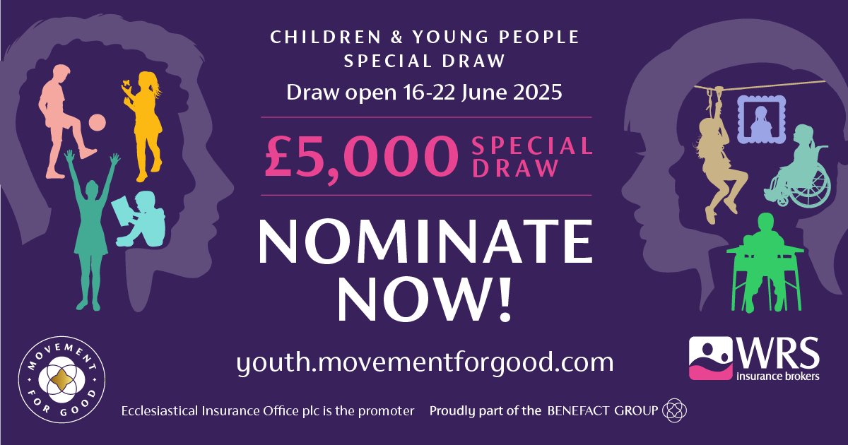 📣 Final call! Does your charity support children &amp; young people? You can win £5,000 from @BenefactGroup!

⏰ Nominations close 22nd June at midnight
🏆 10 winners
⚡ Takes &lt;1 min to nominate
📢 More nominations = better chance!
👉 youth.movementforgood.com/seib

#MovementForGood