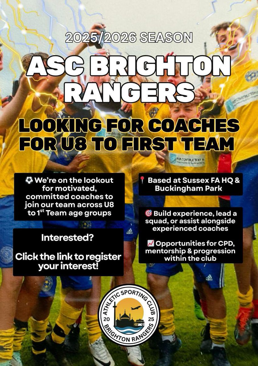 ASC Brighton Rangers⚫️⚪️ tweet media