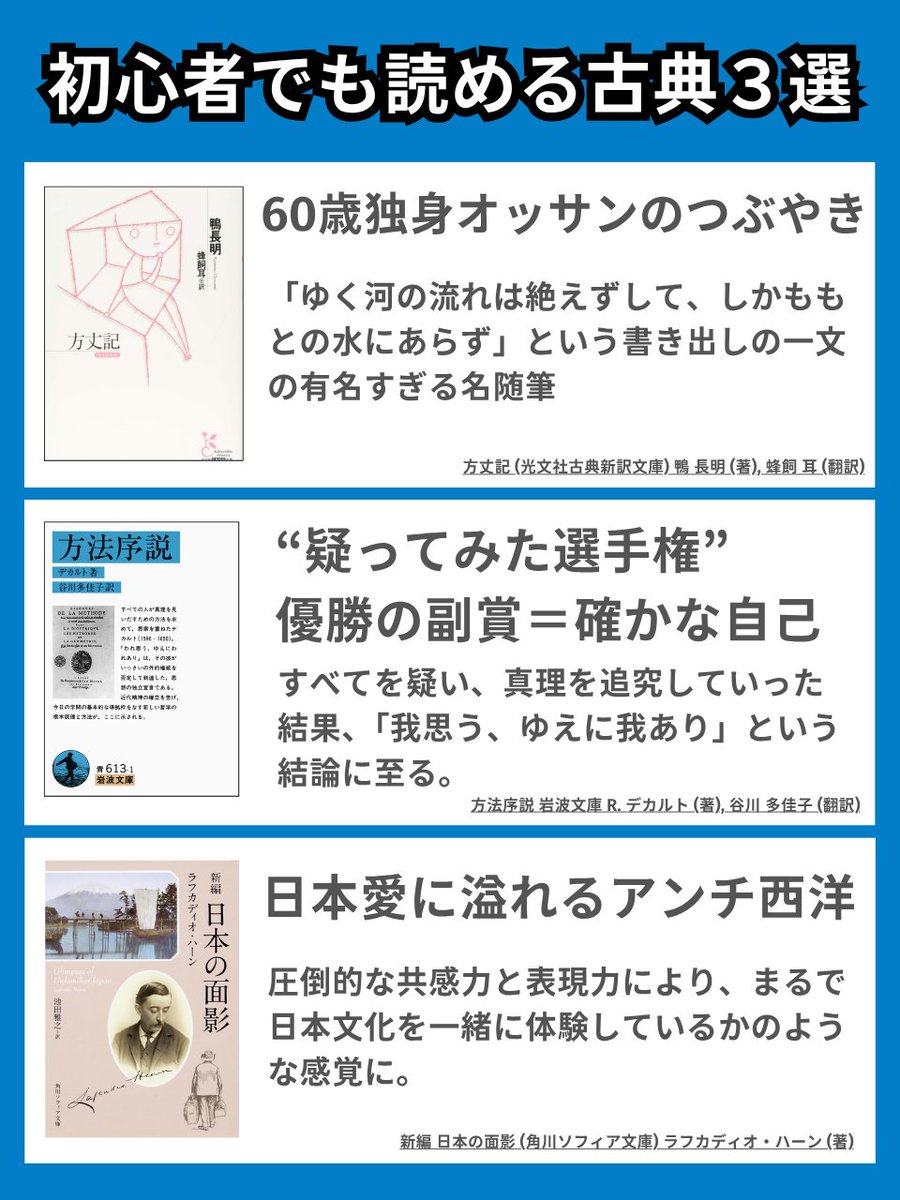 Book_Meyer's tweet photo. ここからはじめてみて https://t.co/puu6tMw7cz