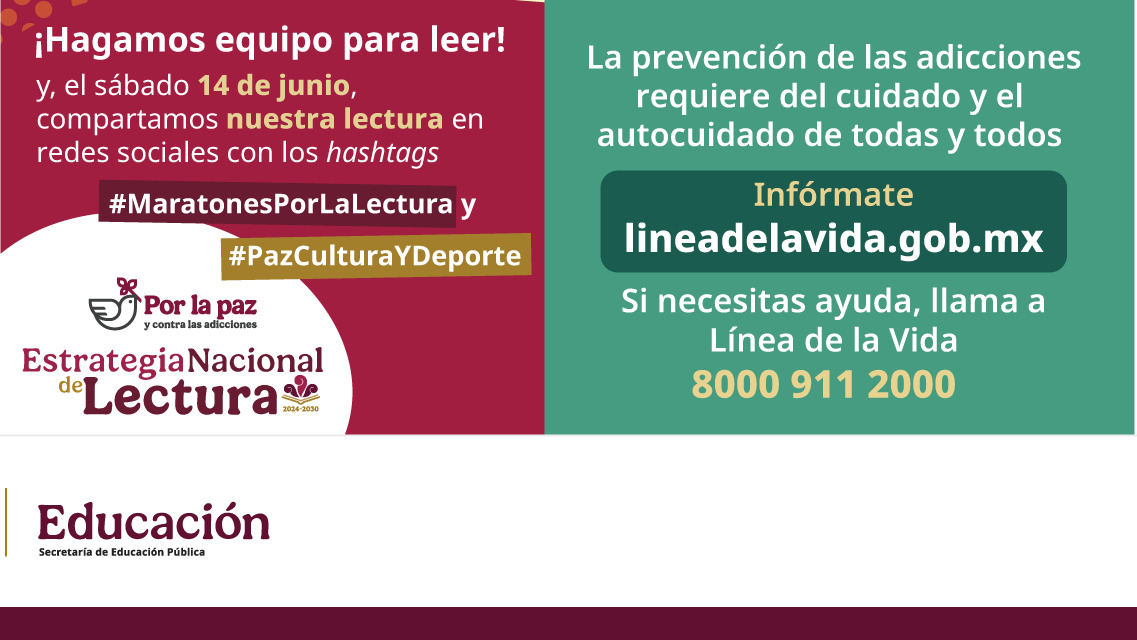 📷 ¡Este sábado 14 de junio acompáñanos en la Jornada Nacional por la Paz y contra las Adicciones! Participa en actividades deportivas, culturales y recreativas. 📷🏻‍📷📷📷 #JornadaPorLaPazYContraLasAdicciones
#MaratonesPorLaLectura,#PazCulturaYDeporte