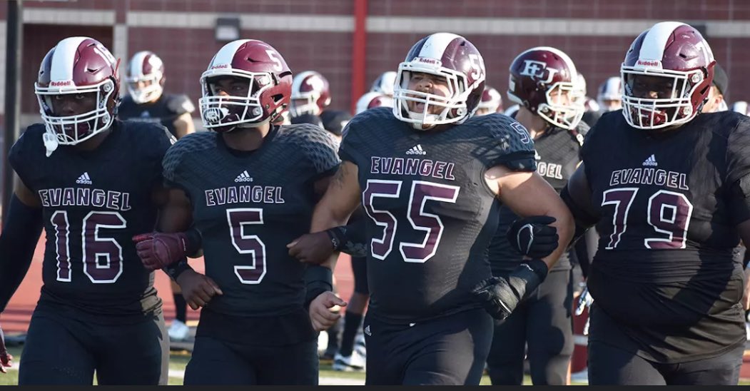 Jwill2143's tweet image. After a great conversation with @JeffKlein116952 I am extremely blessed to receive my first offer from @Evangel_FB @BMop25 @MaumelleFB #AGTG๐๐ฝ