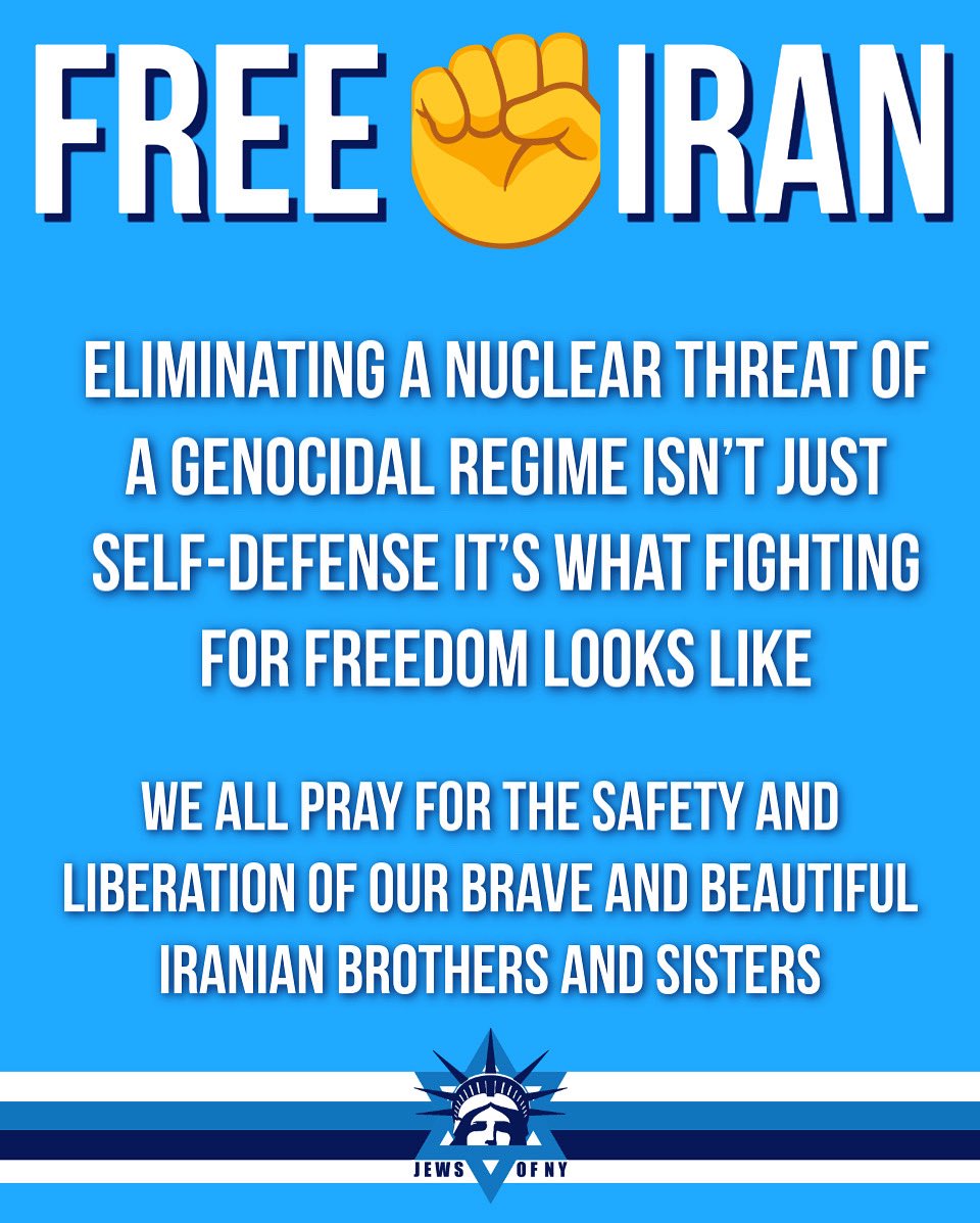 The <a href="/JewsOfNY/">Jews_of_NY</a> pray for the safety and liberation of our brave and beautiful Iranian brothers and sisters 🇮🇷✊ #FreeIran #iran
