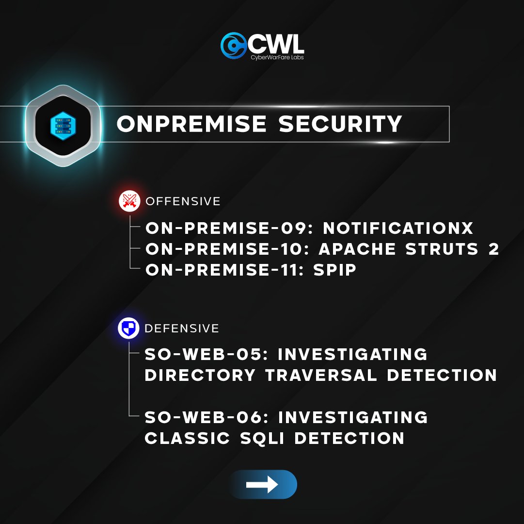 cyberwarfarelab's tweet image. 🚨 Infinity Premium users, gear up for advanced offensive &amp;amp; defensive challenges across Cloud, Kubernetes, DevOps, and more.

🔥 It’s time to level up your cyber game: infinity.cyberwarfare.live

#CyberSecurity #InfinityLabs #CTF #OffensiveSecurity #CWL #InfinityPremium