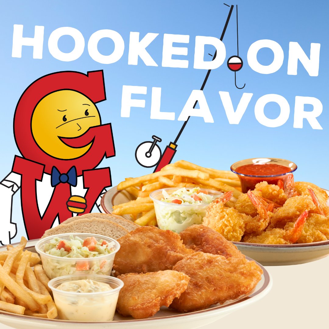George_Webb's tweet image. Fish Fry's in the summer? It's hard to beat that. Stop by one of our locations to celebrate Fry-day in style!
Order now: order.online/business/georg…