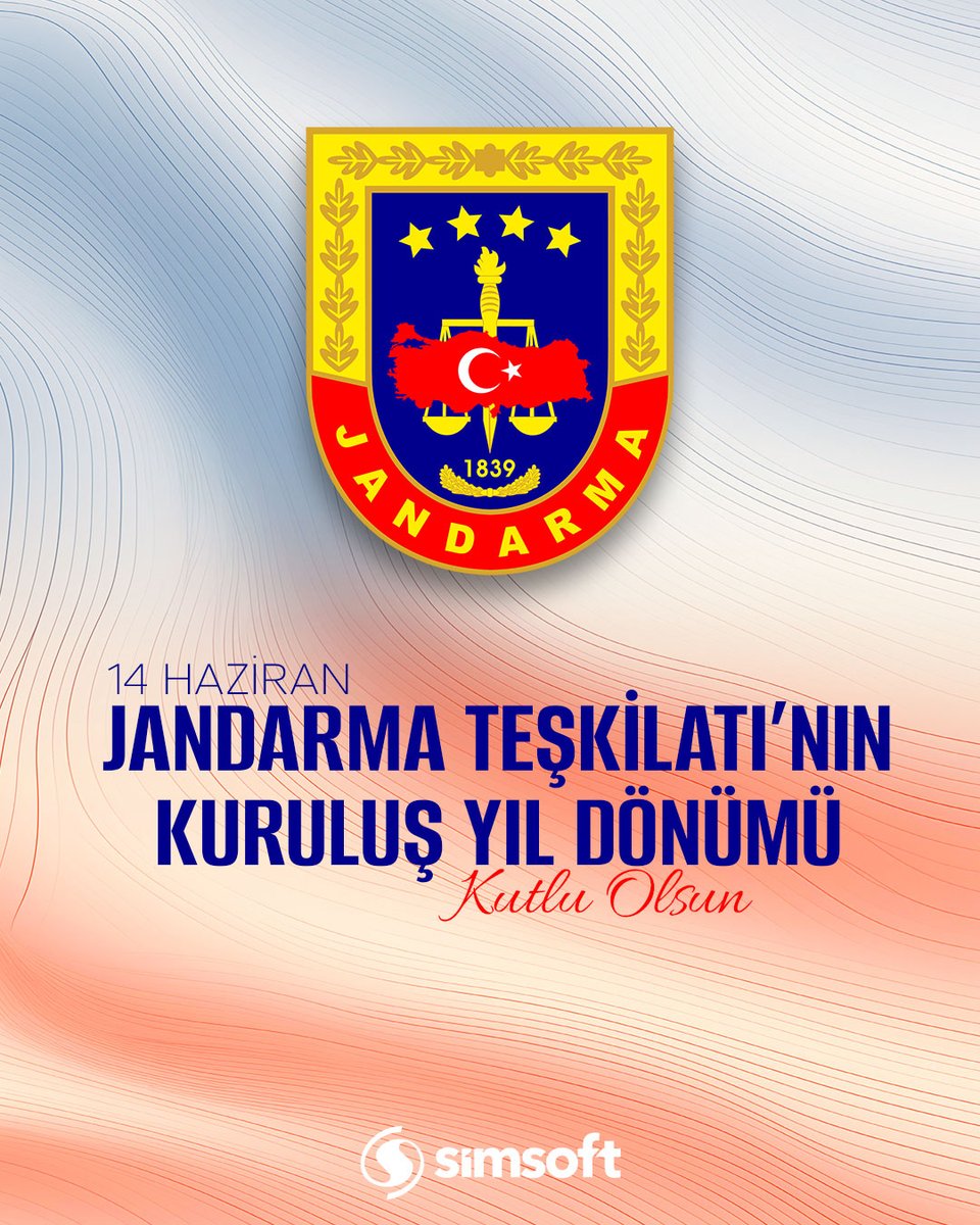 Simsoft (@simsoftofficial) on Twitter photo Vatanımızın huzuru ve güvenliği için gece gündüz demeden görev yapan Jandarma Teşkilatımızın kuruluş yıl dönümünü kutluyoruz.
<a href="/jandarma/">T.C. Jandarma Gn. K</a>
#Simsoft #Jandarma #JandarmaTeşkilatı Vatanımızın huzuru ve güvenliği için gece gündüz demeden görev yapan Jandarma Teşkilatımızın kuruluş yıl dönümünü kutluyoruz.
<a href="/jandarma/">T.C. Jandarma Gn. K</a>
#Simsoft #Jandarma #JandarmaTeşkilatı