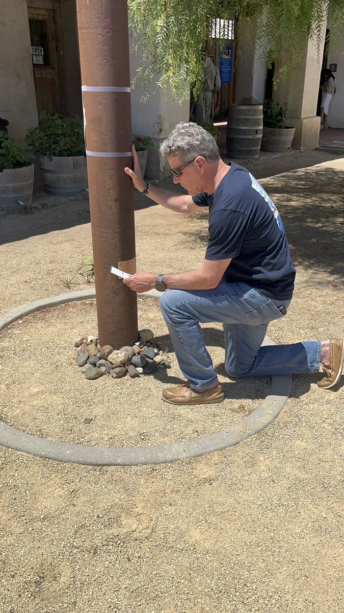 CAMINOdeCA2025's tweet photo. Heavenly surround sound in Mission San Antonio.

Blessing and dedication of the Cruz de Ferro at Mission San Miguel where pilgrims lay their prayers and burdens at the foot of the Cross.

Healing Service at Old Mission San Luis Obispo. https://t.co/CjE48fJptX