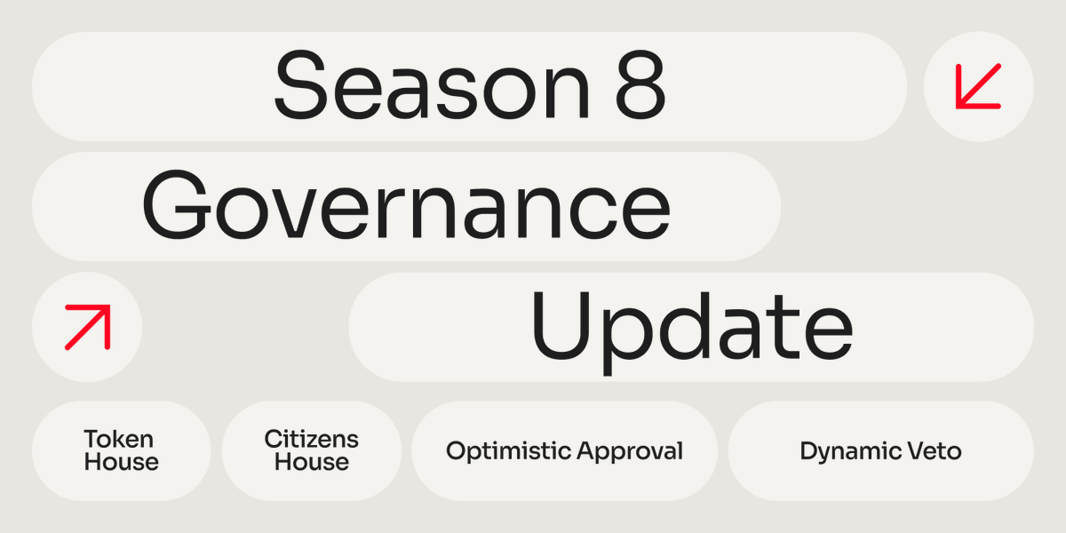 SuperchainEco.eth (@superchaineco) on Twitter photo .<a href="/Optimism/">optimism.eth</a> just dropped details on Season 8 Optimism Governance ✨
Season 8 runs from July 24 to Dec 24 and focuses on purpose-built governance, Superchain interoperability, and rewarding real contributions.
Here’s what’s happening in Season 8 👇 .<a href="/Optimism/">optimism.eth</a> just dropped details on Season 8 Optimism Governance ✨
Season 8 runs from July 24 to Dec 24 and focuses on purpose-built governance, Superchain interoperability, and rewarding real contributions.
Here’s what’s happening in Season 8 👇