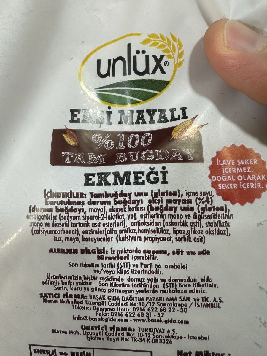 Oktay KADI (@oktykd) on Twitter photo Paketli bir ekmeğin içine normal hayatta karşılaşmadığımız 12 tane yabancı madde koyulması normal mi? Ekmeği dahi temiz ve sağlıklı olarak yiyemeyecek miyiz? <a href="/musaozsoytr/">Musa Özsoy</a> <a href="/gidadedektifiTR/">Gıda Dedektifi</a> <a href="/gidaajansi/">Gıda Ajansı</a> Paketli bir ekmeğin içine normal hayatta karşılaşmadığımız 12 tane yabancı madde koyulması normal mi? Ekmeği dahi temiz ve sağlıklı olarak yiyemeyecek miyiz? <a href="/musaozsoytr/">Musa Özsoy</a> <a href="/gidadedektifiTR/">Gıda Dedektifi</a> <a href="/gidaajansi/">Gıda Ajansı</a>