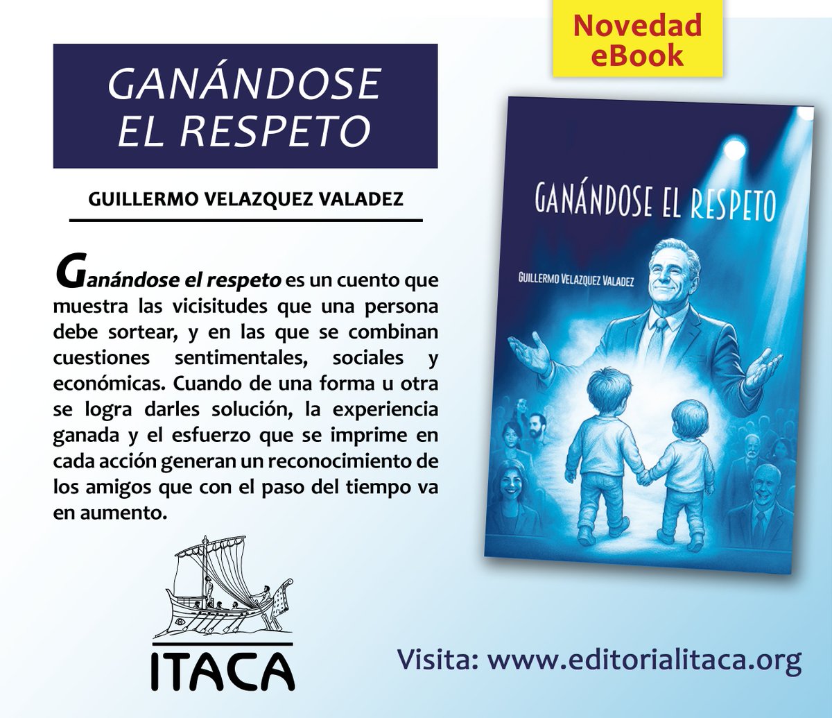 Guillermo Velázquez Valadez nos entrega el libro "Ganándose el respeto". Pídelo este nuevo eBook a través de nuestra página de Facebook.