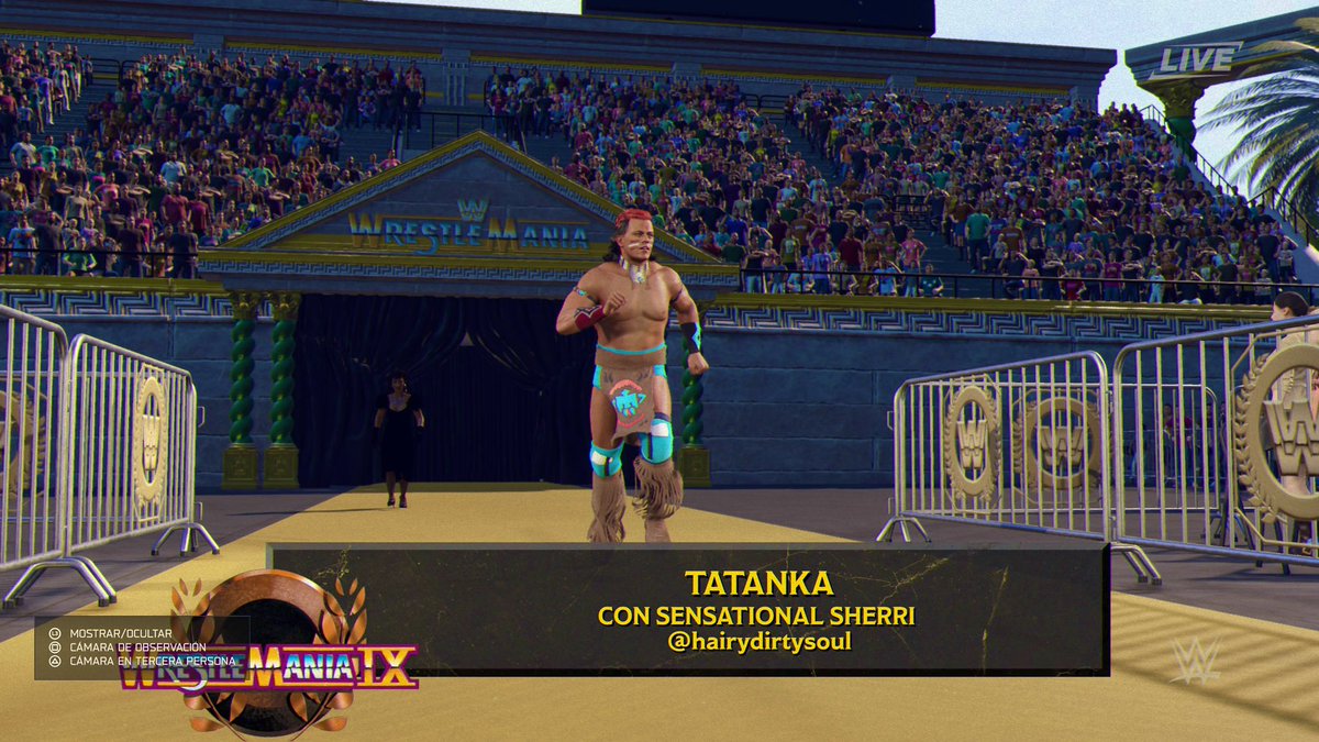 Para revivir este clásico de WrestleMania 9

To relive this classic from WrestleMania IX

Tatanka CAW - <a href="/hairydirtysoul/">𝙩𝙖𝙩𝙗𝙤𝙮 𝙜𝙧𝙞𝙢</a> 
Luna Vachon - <a href="/Viscerealist/">Vis</a> 
👏🏻 👏🏻👏🏻👏🏻👏🏻👌🏻👌🏻👌🏻👌🏻👌🏻
<a href="/WWEgames/">#WWE2K25</a> #WWE2K25 #WWE