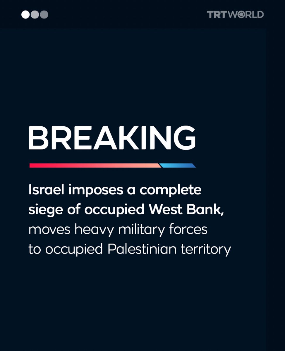There’s no Hamas or hostages in West Bank. What’s the sociopaths go-to excuse for this one?