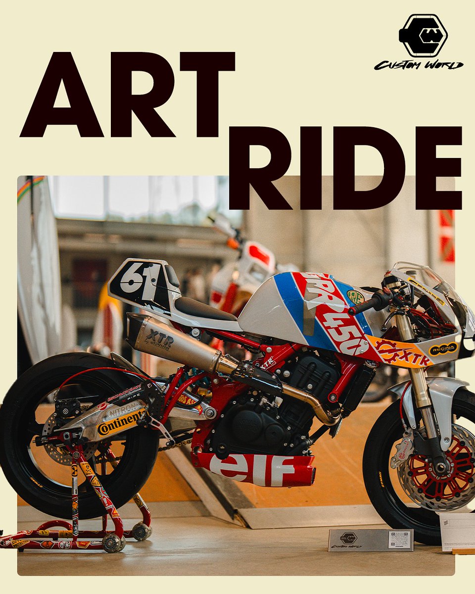 royalenfield's tweet photo. Sneak a peek into the most daring and offbeat showcase of imagination as we wheel into a world of creativity at Wheels And Waves Art Ride! 🌊 🎨
#WheelsAndWaves #RoyalEnfieldCustom #RoyalEnfield #RidePure #PureMotorcycling https://t.co/D2bufOKSMX