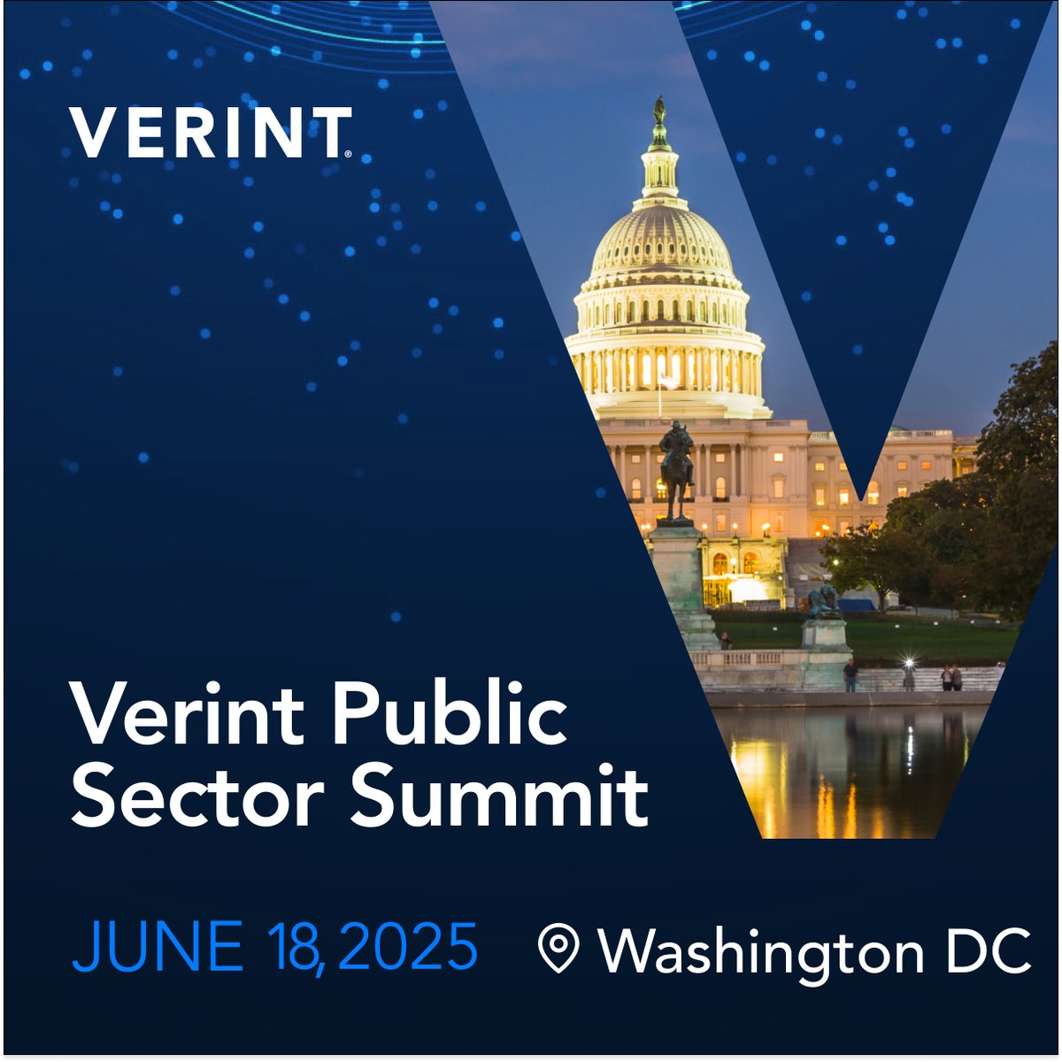 🗓️ Don't Miss Out 🗓️ 

Meet us at the annual Verint® Public Sector Summit on June 18 in Washington, D.C. 

Join us to learn how CX Automation can boost government efficiencies. Attend expert-led workshops, take advantage of networking opportunities, and learn proven best