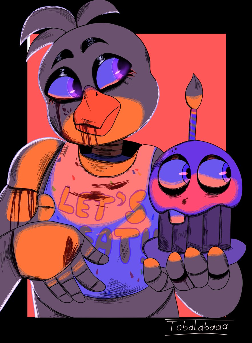 tobalabaaa's tweet image. #FNAF #fnaffanart