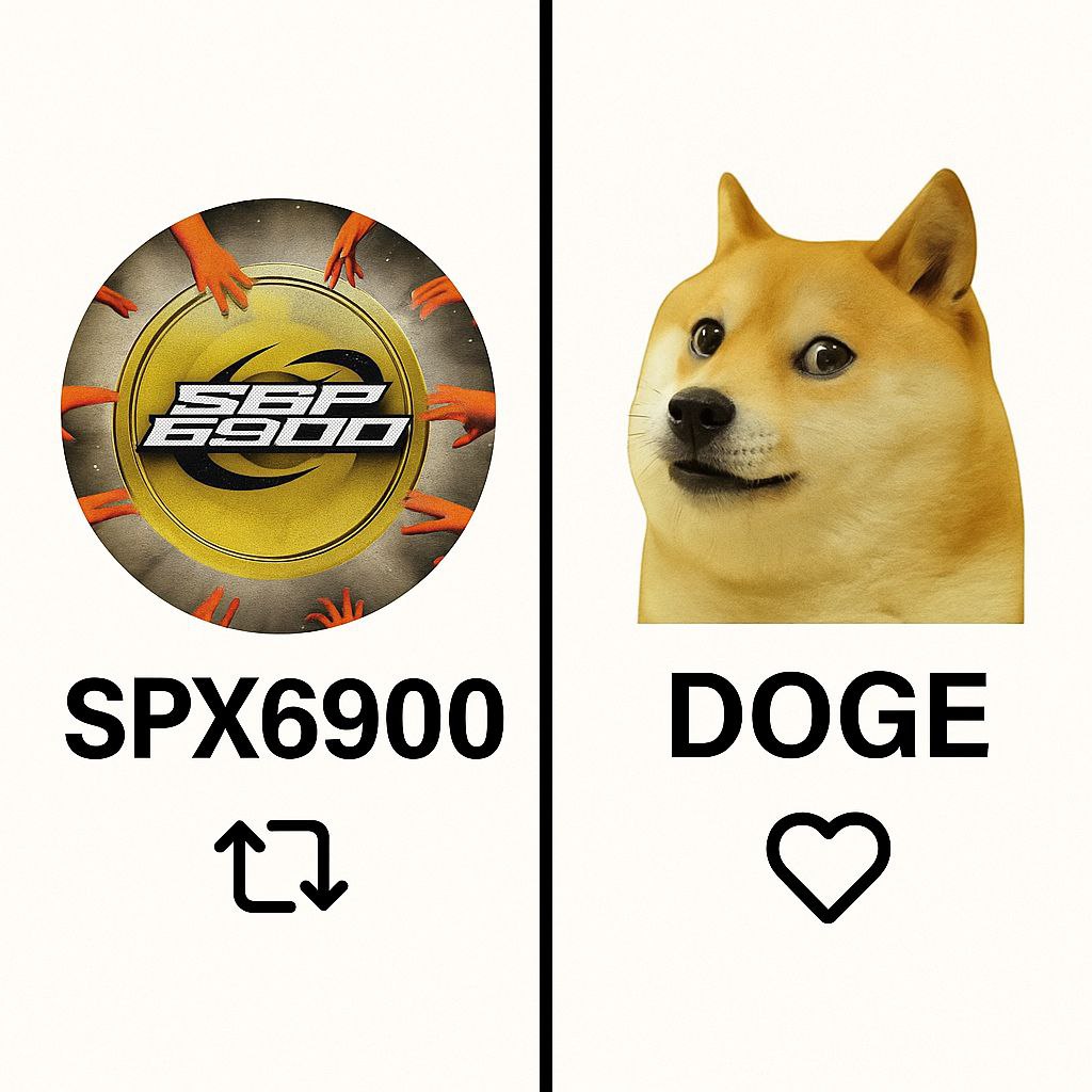 Which will give better returns after 6 months: $10,000 in #SPX6900  or $10,000 in $DOGE?