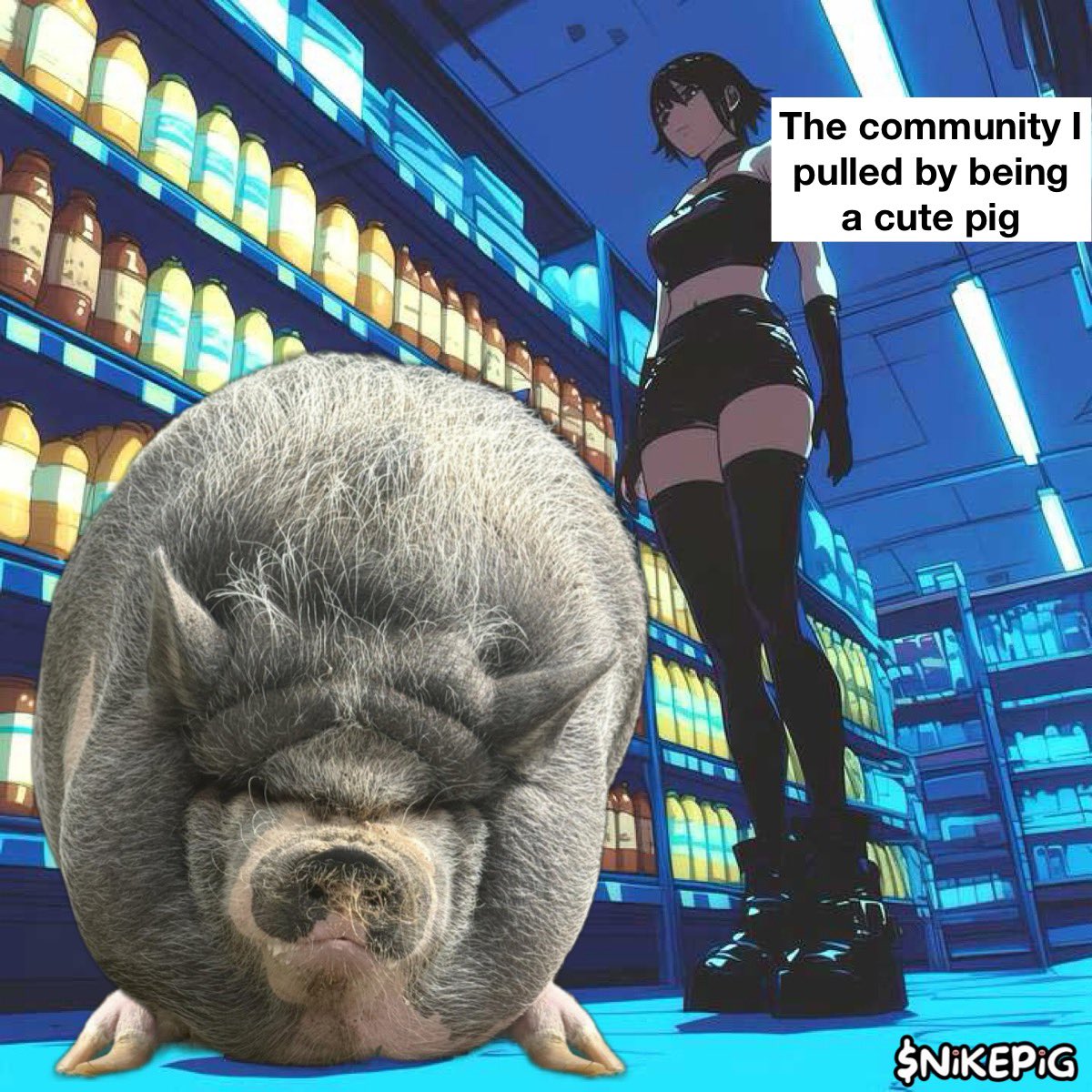 Our ongoing birthday giveaway has really turned out to be an amazing experience just reading all the things that our community is piggish about.

We feel extra motivated and hyped about the future of Nike!

A memecoin’s value is their community, and Nike really has the best one