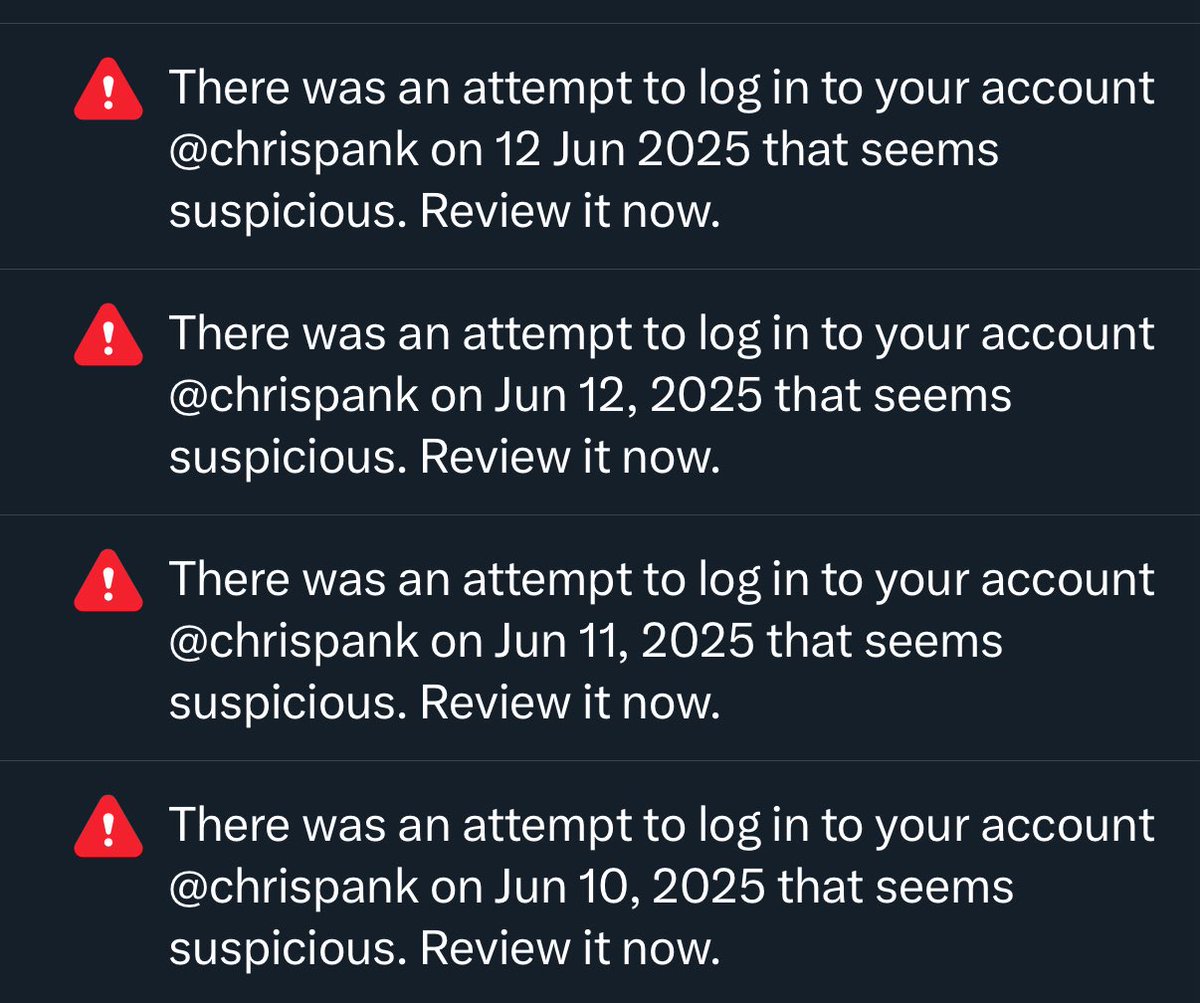 I’m back now, but someone went all out to hack my account yesterday and successfully take it over. (That is not my email in the confirmation code)

They didn’t do anything, and support gave it back to me overnight. But just an FYI to keep an eye out for anything weird…