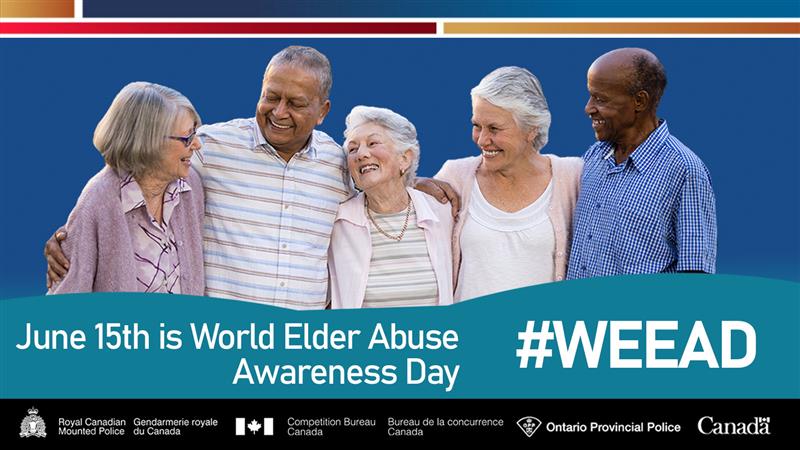 canantifraud's tweet image. June 15th is World Elder Abuse Awareness Day. Fraud targeting seniors often starts with a call, email or text. Talk to your loved ones. Help them spot red flags. Report to local police and the CAFC: antifraudcentre.ca/report-signale…