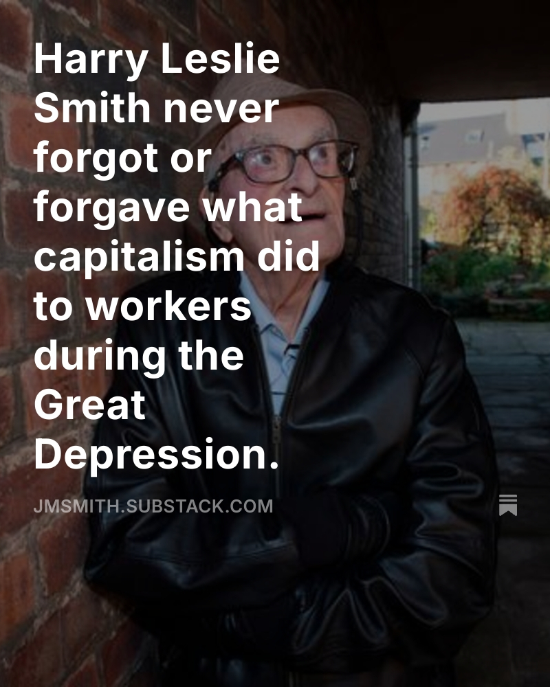 Harry Leslie Smith on life before the Welfare State
My family was no longer working class &amp; poor; we were destitute. My parents didn’t believe life could become much worse for our family. But it did after the stock markets crashed in October 1929.