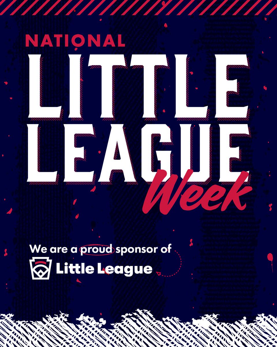 It's National <a href="/LittleLeague/">Little League</a> Week! 

Proud to be a sponsor! 🥎💛