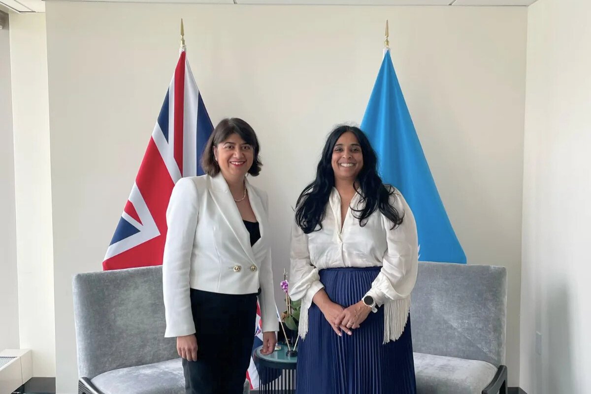 Disability Unit (@disabilitygovuk) on Twitter photo At #COSP18, Minister <a href="/SeemaMalhotra/">Seema Malhotra</a> is meeting governments from around the world to discuss disability rights.
The Minister met with Norway’s Minister of Culture and Equality, Lubna Jaffery, to speak about disability policy across different sectors 🇬🇧🇳🇴 At #COSP18, Minister <a href="/SeemaMalhotra/">Seema Malhotra</a> is meeting governments from around the world to discuss disability rights.
The Minister met with Norway’s Minister of Culture and Equality, Lubna Jaffery, to speak about disability policy across different sectors 🇬🇧🇳🇴