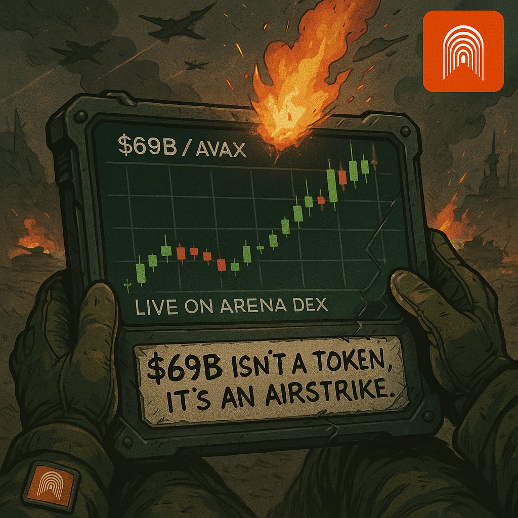 69thBattalion1's tweet photo. 🎯 $69B HAS LAUNCHED

The 69th Battalion has breached the timeline.

💣 Deployed live on Arena DEX
🪖 CA: 🎯 $69B HAS LAUNCHED

The 69th Battalion has breached the timeline.

💣 Deployed live on Arena DEX
🪖 CA: https://t.co/xQY6JGIJ0Z

If you’re in the Arena —
You’re not early.
You’re right on time.