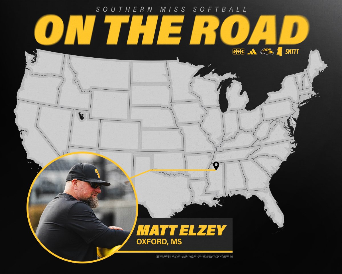 SouthernMissSB's tweet image. Headed up 𝗡𝗢𝗥𝗧𝗛
📍 Oxford, Miss.
@ElzeyMatt | #SMTTT