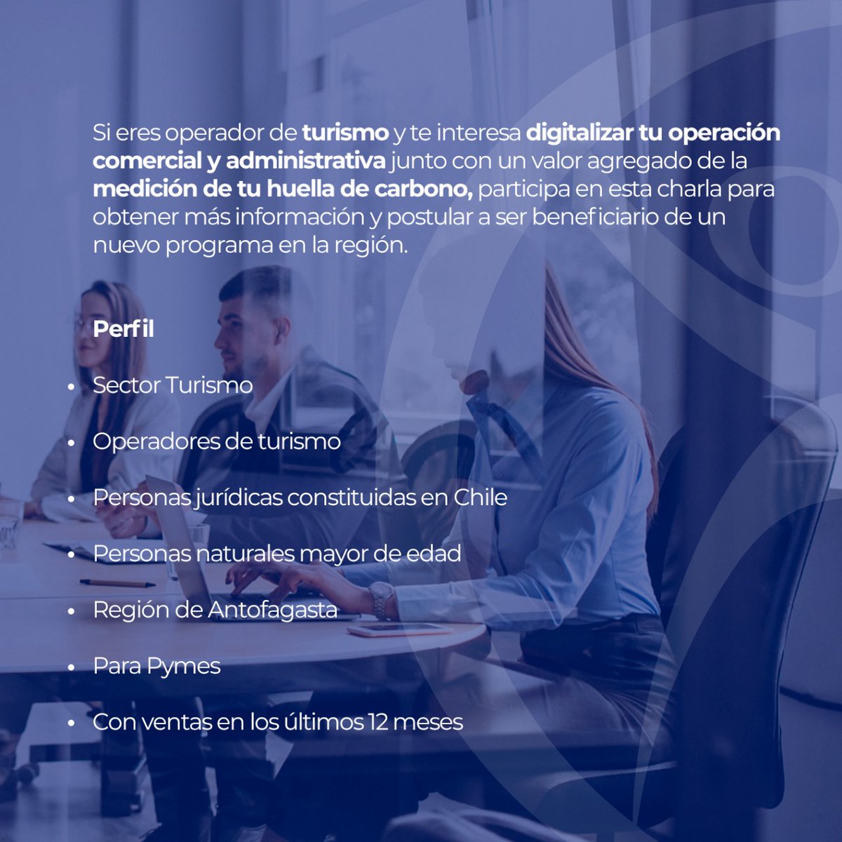 🚨 Operadores turísticos de Antofagasta 🚨
¿Quieres digitalizar tu negocio y medir tu huella de carbono?
Súmate a la charla online de Gedes y TurShop 💻🌱
🗓 17/06 | 🕓 16:00 hrs | 📍 Google Meet
🔗 Inscríbete: forms.gle/XSatRaRia1DSjf…
#TurismoSostenible #PymesTurísticas