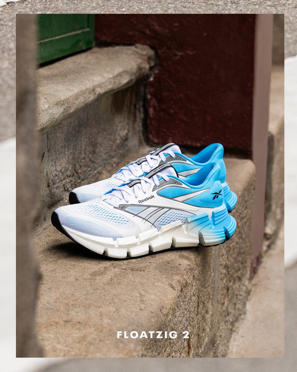 Life is what you see when you move your feet. Make life lighter in the all-new FloatZig 2. Bouncy, springy, and airy enough to help you reach that runner’s high. Out Now! reebok.com/collections/fl…