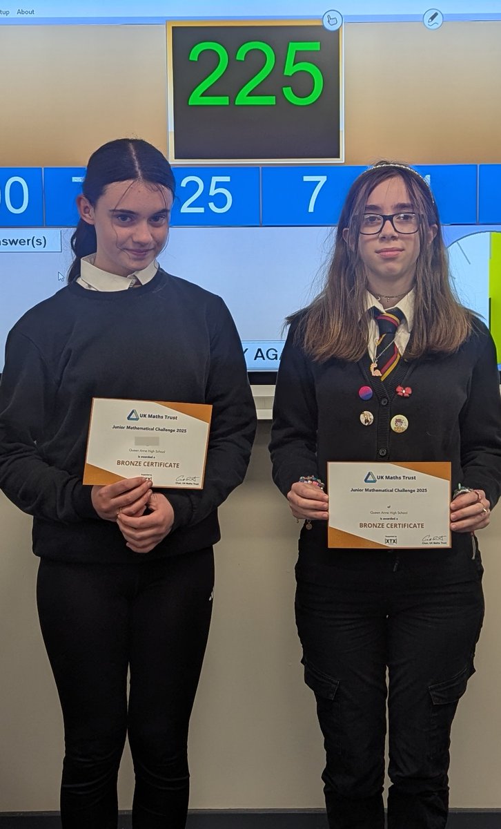 QAHS_Maths (@qahs_maths) on Twitter photo Well done to our junior maths challenge bronze, silver and gold winners. Here is a selection of our winners! <a href="/qahsinfo/">Queen Anne HS</a> Well done to our junior maths challenge bronze, silver and gold winners. Here is a selection of our winners! <a href="/qahsinfo/">Queen Anne HS</a>