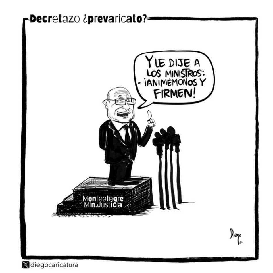 El ministro Eduardo Montealegre fue el abogado del condenado Carlos Palacino, quien desvió más de 300 mil millones de pesos de salud en Saludcoop, entre 2006 y 2011. Ahora, desinteresado apoya los rompimientos constitucionales que se le ocurren a Petro y Benedetti. Cuál cambio ?