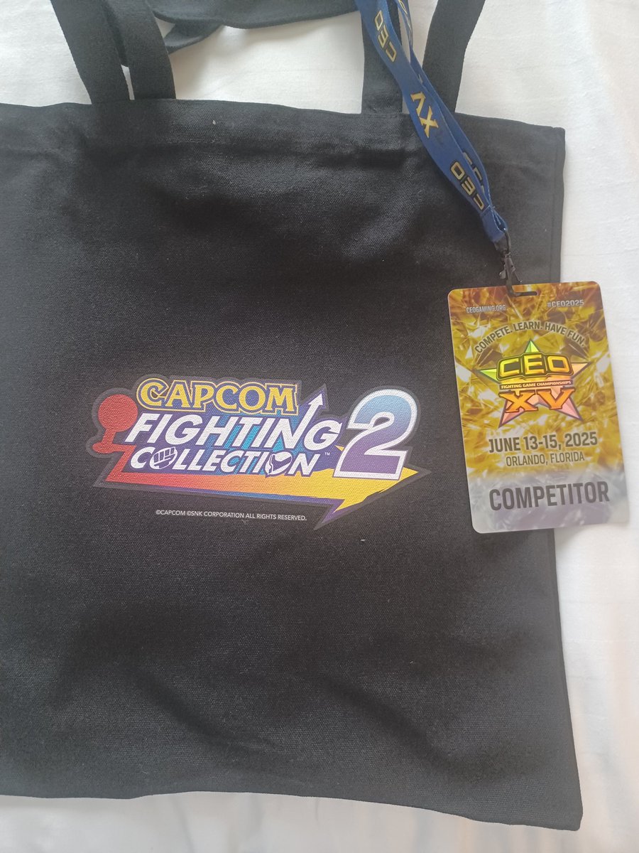 It's #FursuitFriday at #CEO2025 ! Got Tekken and UMVC3 pools today. If I make it on stream, I'll play with my head on.