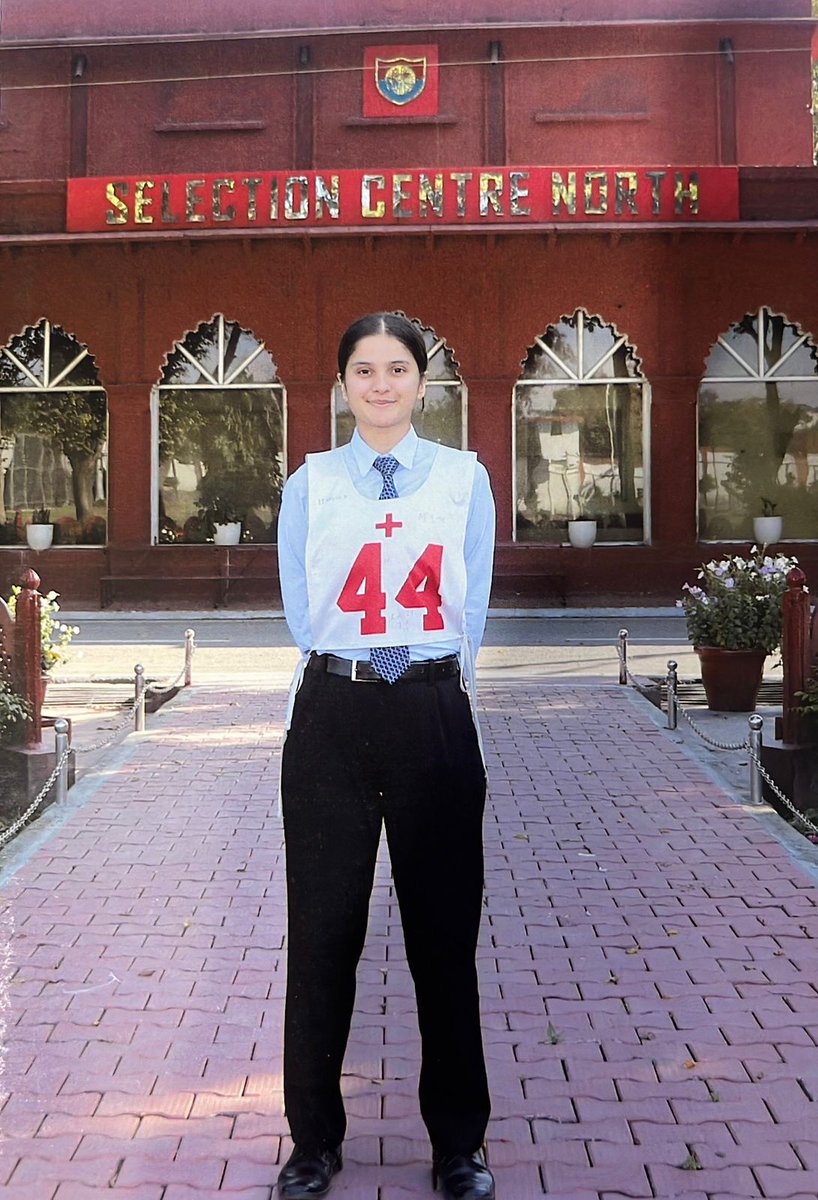 NCCDteJKL's tweet photo. SUO Akanksha, ex-cadet of 8 J&amp;KBn &amp; alumna of GCW Gandhinagar, has been selected for Air Force Academy, Secunderabad – Autumn 2025 (Logistics Branch).
Her inspiring NCC journey: RDC 2022 (PM Rally &amp; Cultural),SNIC Srinagar,EBSB Jammu.Wishing her the best for the skies ahead! https://t.co/BaVIVnEv0x
