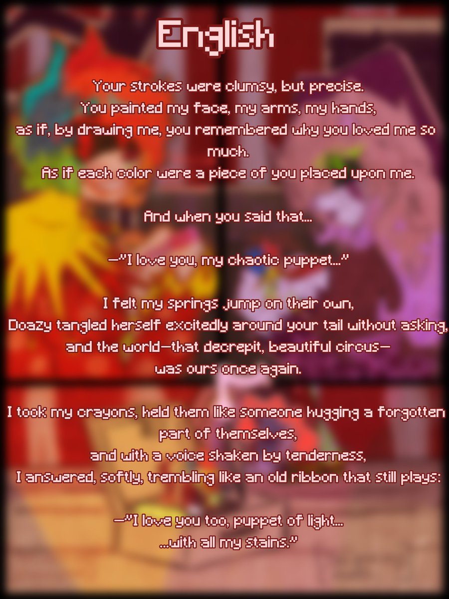 F_mary_u's tweet photo. El Interminable Espectáculo del Caos/The Endless Spectacle of Chaos
•
-Dance with me.
•
Flusflus the rag fox doll💜 (Mary )
•
Noods the rag doll with mechanisms.🎪 (Alexander)
•
tags:
#circus #clowns #clown #art #digitalart #digital #funny #chaos #peaceful #love #hate #sun https://t.co/YnNJYVVpe8