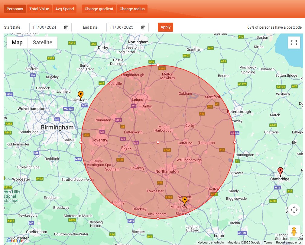 4CAnalytics's tweet image. We’re building a tool to help retailers choose new store locations — with an interactive map showing local customers, spend, and competitors. 
Sharper insights, smarter decisions. 
Got ideas we can help you with?
#interactivemap #retailers #retail