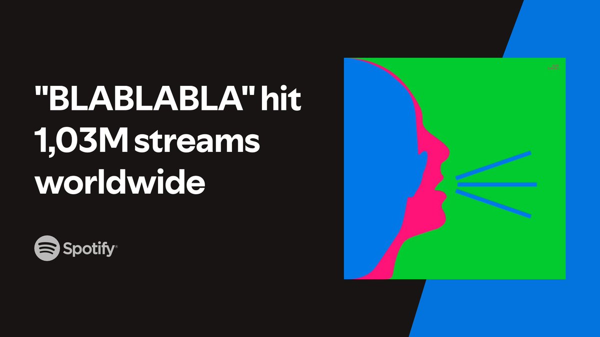 🗣️ <a href="/damn_blase/">Blasé</a>'s debut album BLABLABLA surpassed 1 million streams on <a href="/Spotify/">Spotify</a> @SpotifyFrance ! 🔥

found.ee/Blase_BLABLABLA