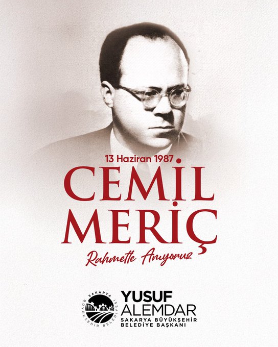 Usta Yazar Cemil Meriç’i Saygıyla Anıyoruz